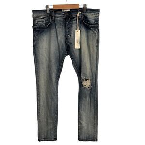 Syndicate LA Tidal Tailored Denim Slim Tapered Jeans Size 34 NWT